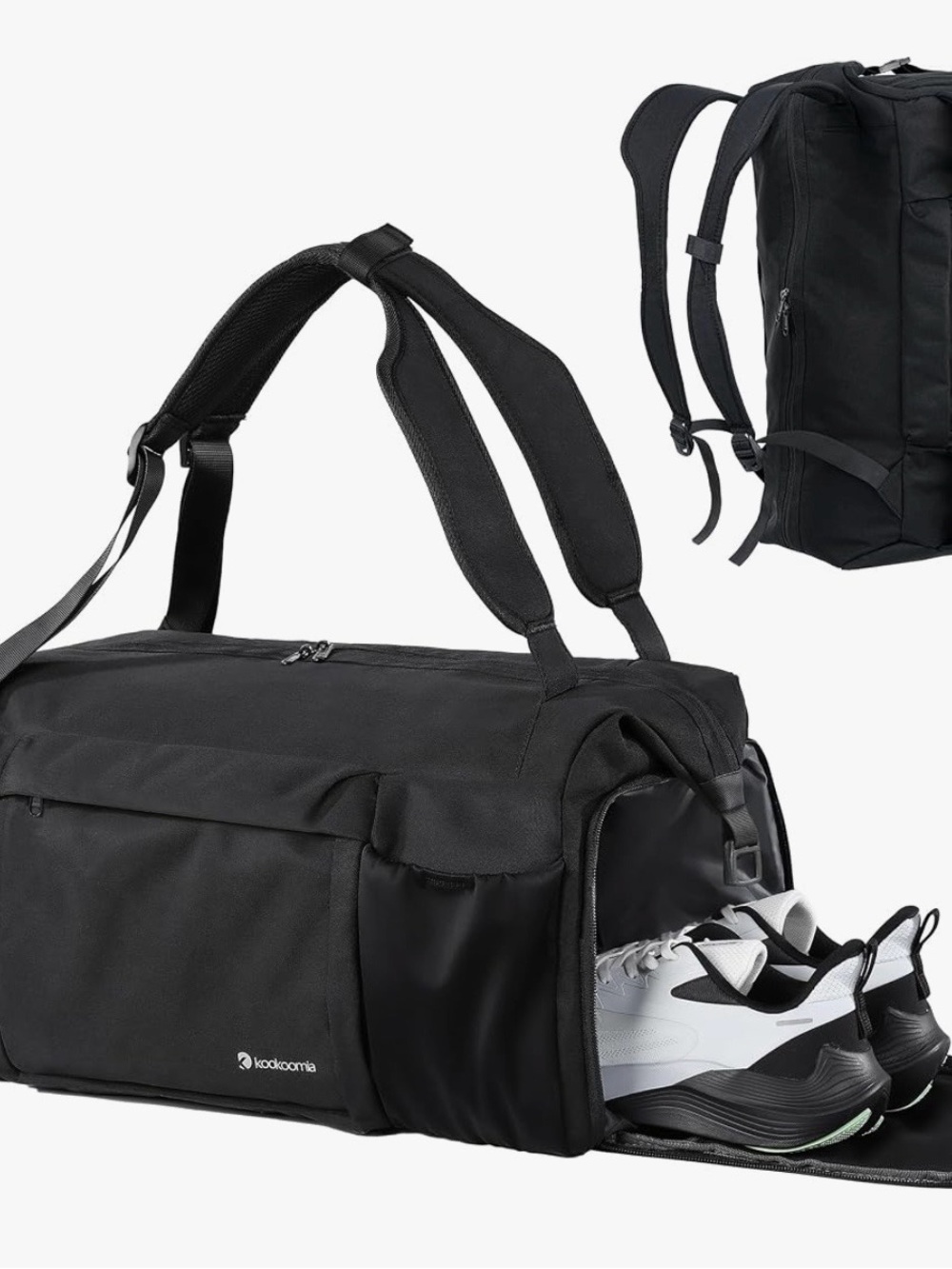 Black Duffel Bag — Classic Travel & Gym Carry